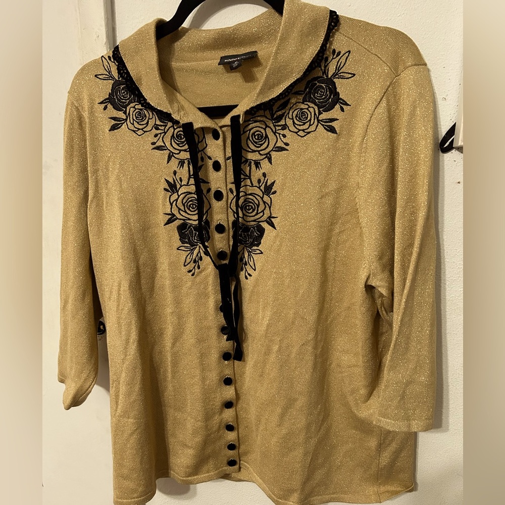 Torrid retro chic cardigan 3/4 sleeve size 0